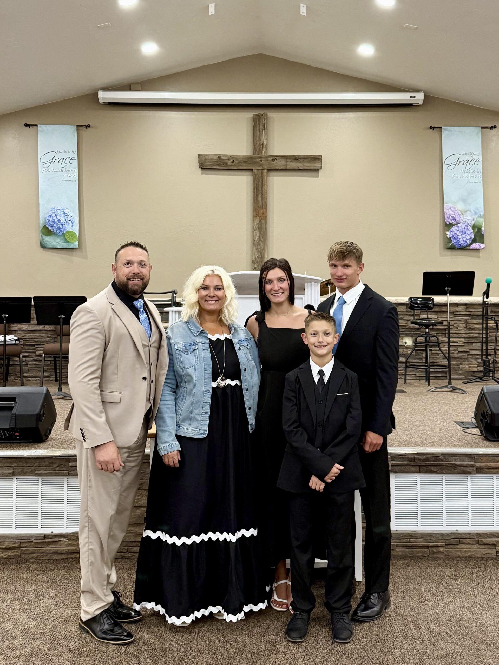 Associate Pastor and Family